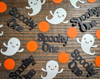 Spooky One Confetti – Halloween 1st Birthday Party Decor | 100 Pieces