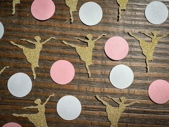 Ballerina Confetti – 100-Piece Set for Ballet Parties, Recitals & Birthday Decorations