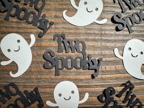 Two Spooky Confetti – Halloween 2nd Birthday Party Decor | 100 Pieces