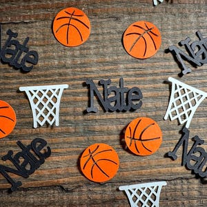 Gepersonaliseerde basketbalfeestconfetti