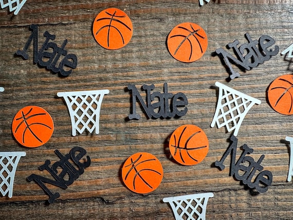Personalized Basketball Party Confetti