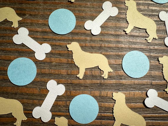 Dog Party Confetti – Customizable Party Decor