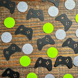 Confettis de fête de jeu vidéo pour joueur