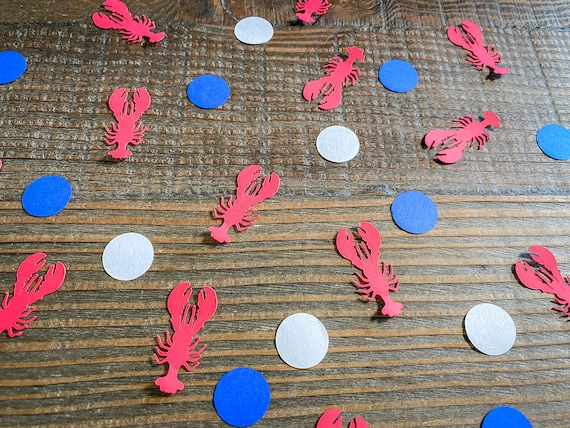 Red, White, and Blue Lobster Confetti