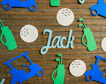 Personalized Name Golf Party Confetti