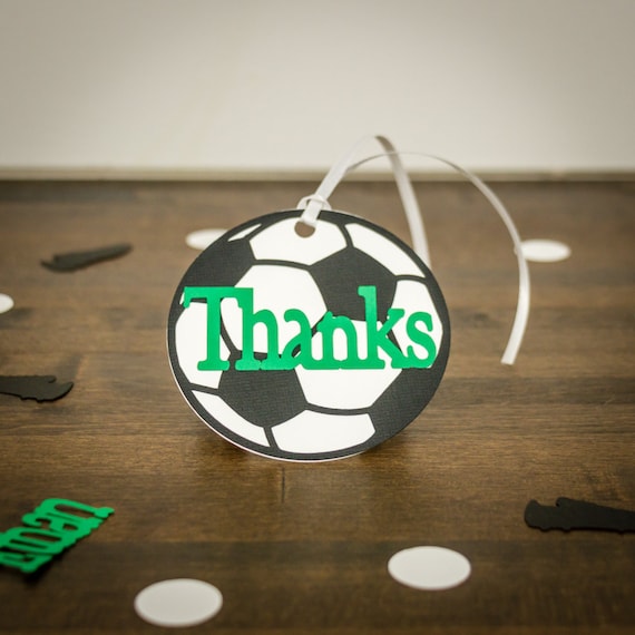 Soccer Party Thank You Tags
