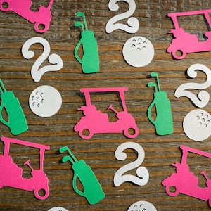 Personalized Age golf Birthday Party Confetti