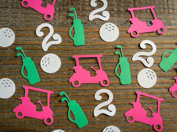Personalized Age golf Birthday Party Confetti