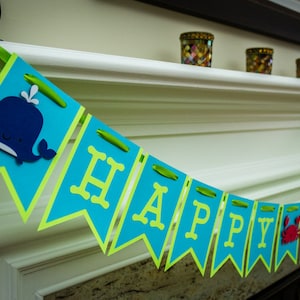 Unter dem Meer Geburtstagsbanner