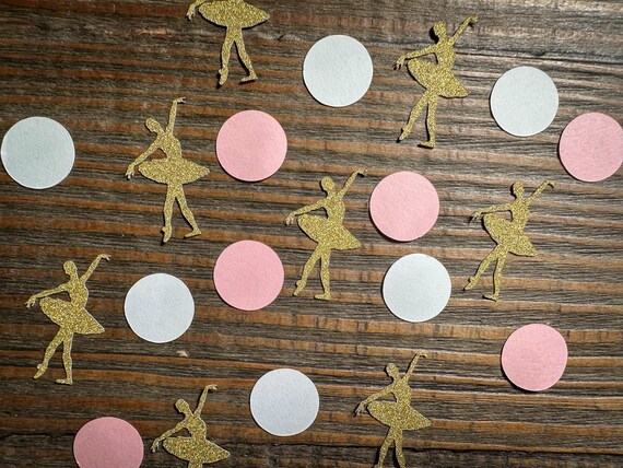 Ballerina Confetti – 100-Piece Set for Ballet Parties, Recitals & Birthday Decorations