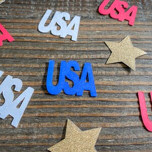 Confettis militaires américains du 4 juillet