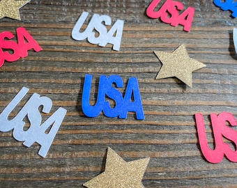 4th of July USA Military Confetti