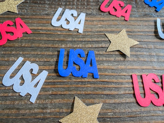 4th of July USA Military Confetti