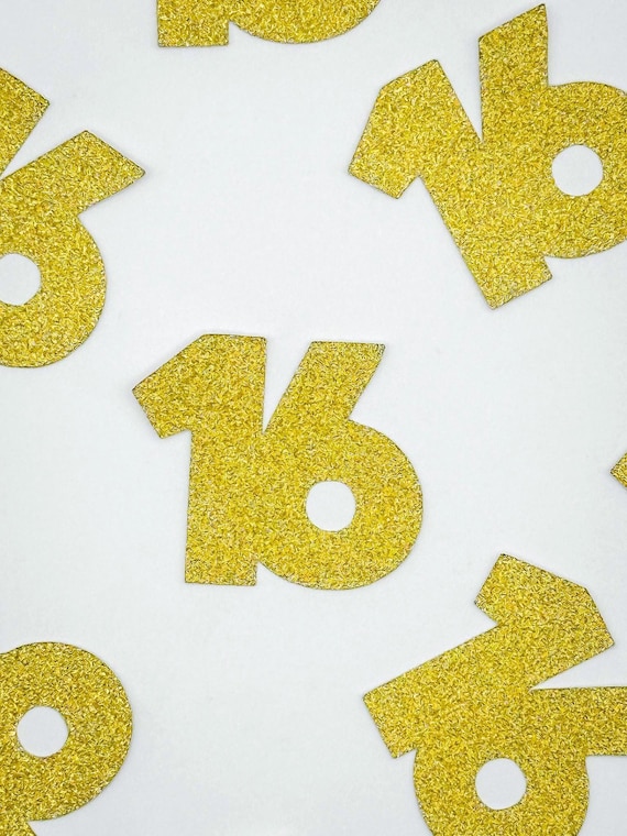 16th Birthday Confetti