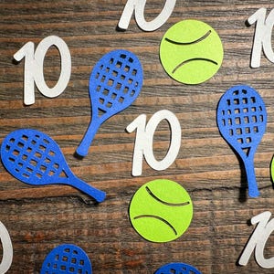 Tennis Party Confetti mit benutzerdefiniertem Alter