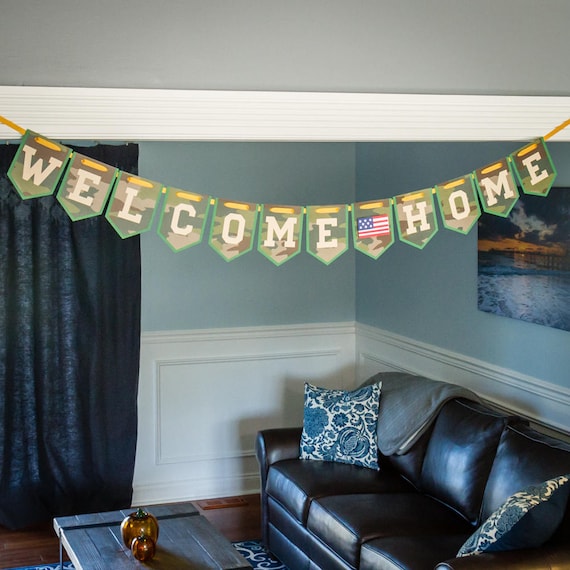 Military Welcome Home Banner