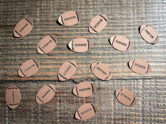 Football Confetti: Party Decor, Baby Shower, Birthday