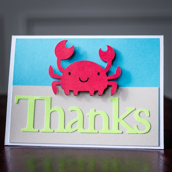 Under the Sea Party Thank You Card Set