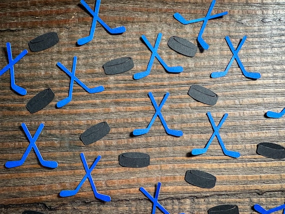 Hockey Birthday Party Confetti