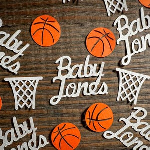 Confettis personnalisés pour baby shower