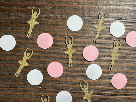 Ballerina Confetti – 100-Piece Set for Ballet Parties, Recitals & Birthday Decorations
