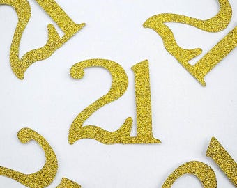 21st Birthday Party Confetti