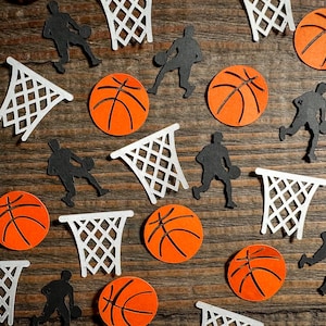 Confettis Basketball Party avec découpes Player 2
