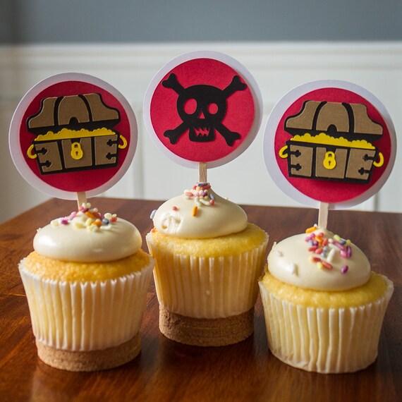Pirate Party Cupcake Toppers