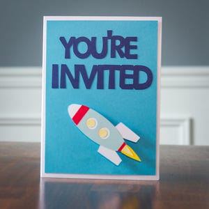 Space Party Invitations