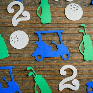 Confeti para fiesta de cumpleaños de golf con la edad
