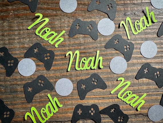 Personalized Gamer Video Game Party Confetti