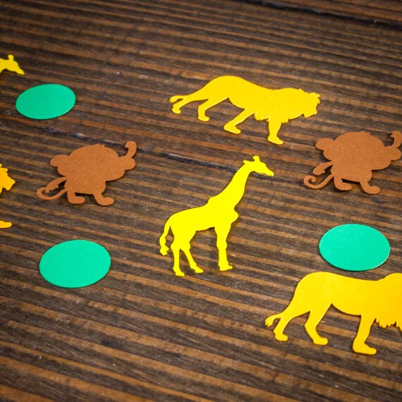 Safari Birthday or Baby Shower Confetti