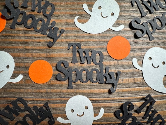 Two Spooky Confetti – Halloween 2nd Birthday Party Decor | 100 Pieces