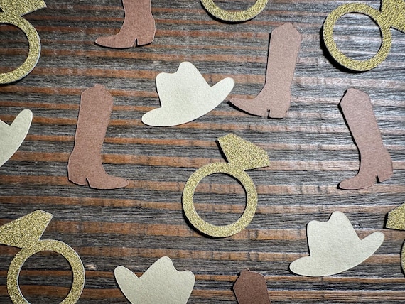 Cowgirl Engagement & Bachelorette Party Confetti