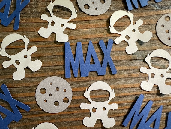 Personalized Astronaut Space Party Confetti