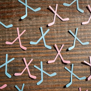 Hockey gender Reveal-confetti