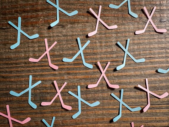 Hockey Gender Reveal Confetti