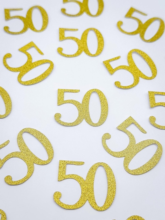 50th Birthday Party or Anniversary Party Confetti