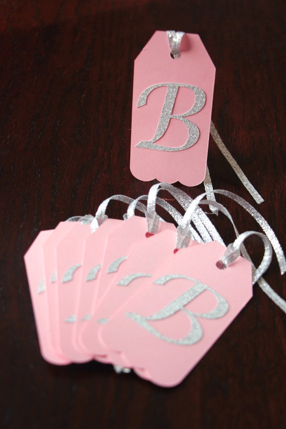 Personalized Monogrammed Party Favor Tags