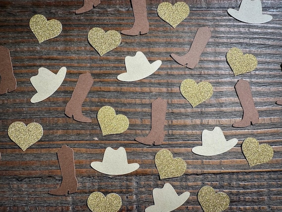 Cowgirl Engagement & Bachelorette Party Confetti