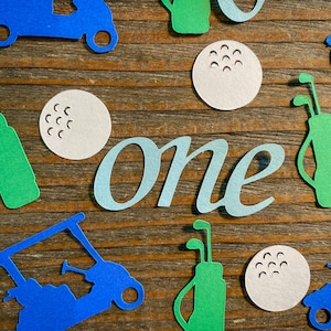 Golf Confetti for Golf First Birthday Party