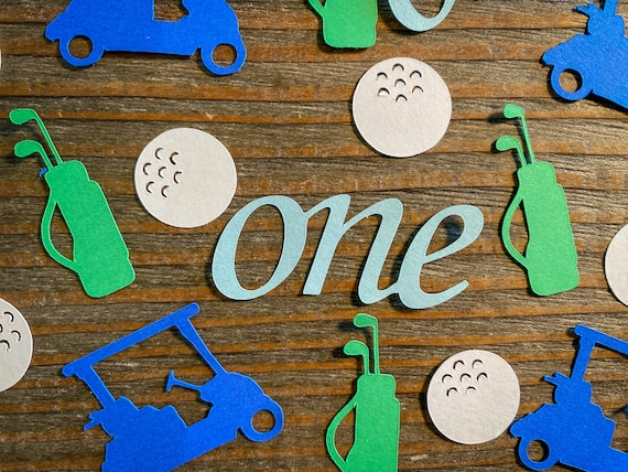 Golf Confetti for Golf First Birthday Party