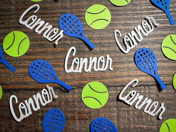 Personalized Tennis Party Confetti