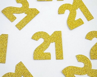 21st Birthday Confetti