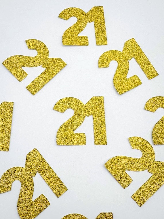 21st Birthday Confetti