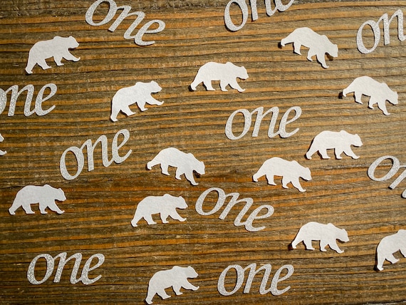 Polar Bear First Birthday Confetti