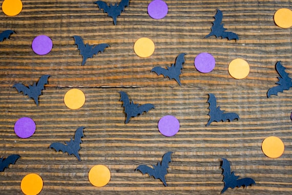 Halloween Bat Confetti