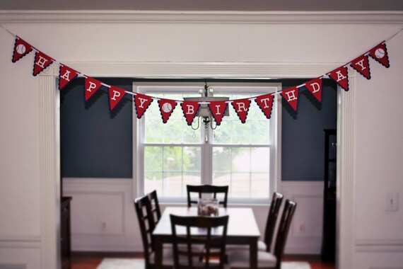 Baseball Birthday Banner