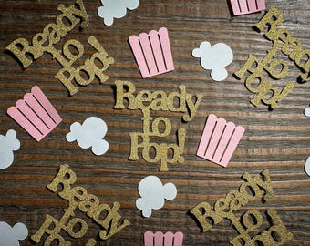 Ready to Pop Baby Shower Confetti – Gender Reveal Party Décor – 100-Piece Set