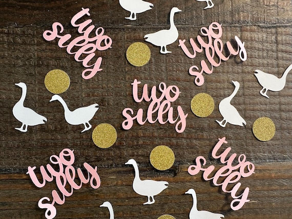 Two Silly Goose Birthday Confetti – 100 Pieces